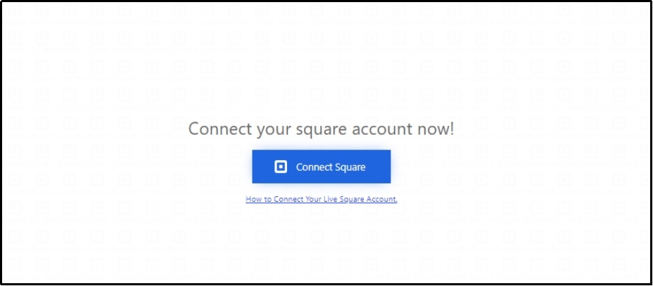 Pressing Connect Square button in WP EasyPay